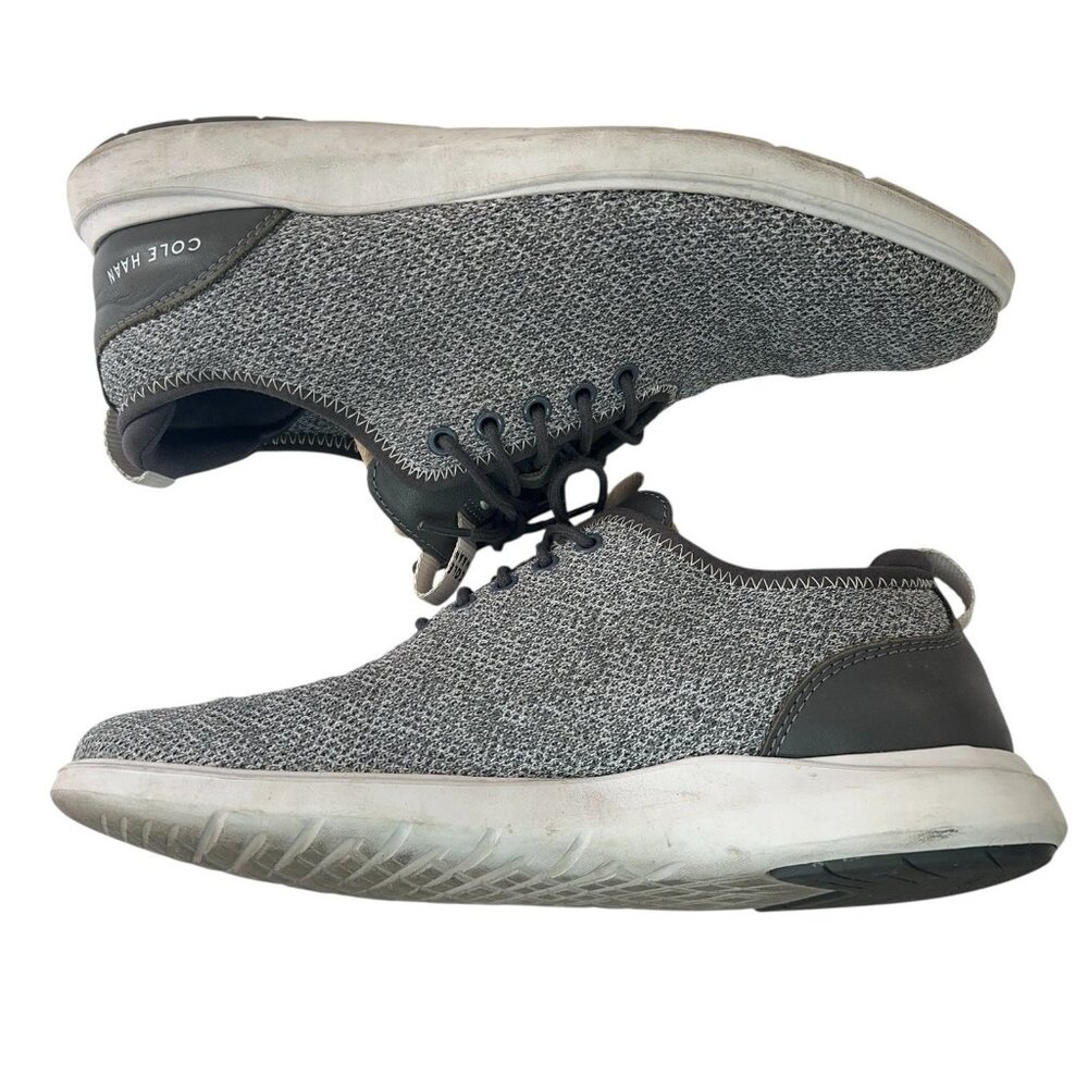 Cole Haan Sneakers Mens Size 9 Grand Plus Essex Distance Knit Lace Up Gray - Picture 4 of 8